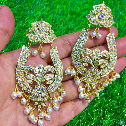 Jadau Earrings 564799 - Vijay & Sons