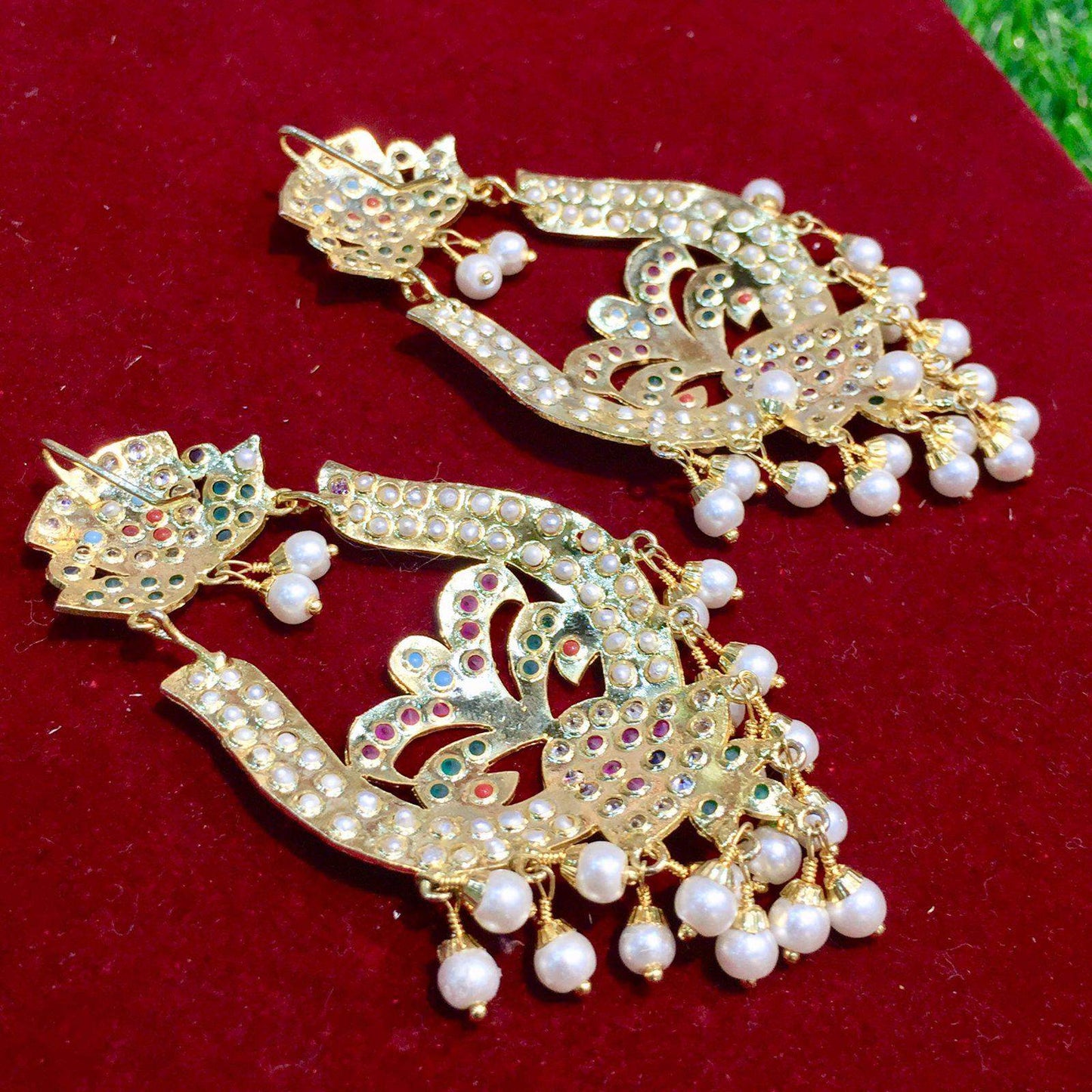 Jadau Earrings 5365 - Vijay & Sons