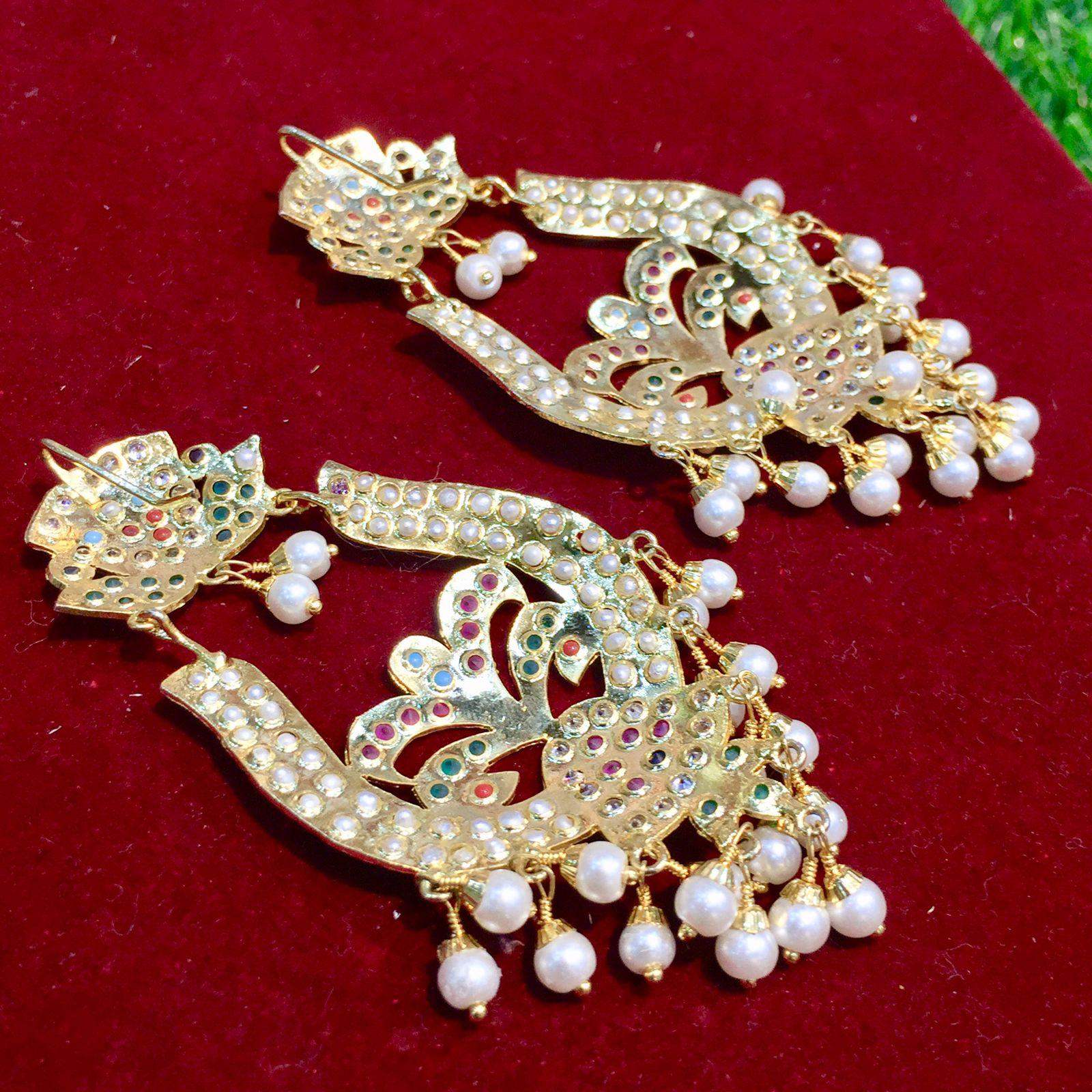 Jadau Earrings 5365 - Vijay & Sons