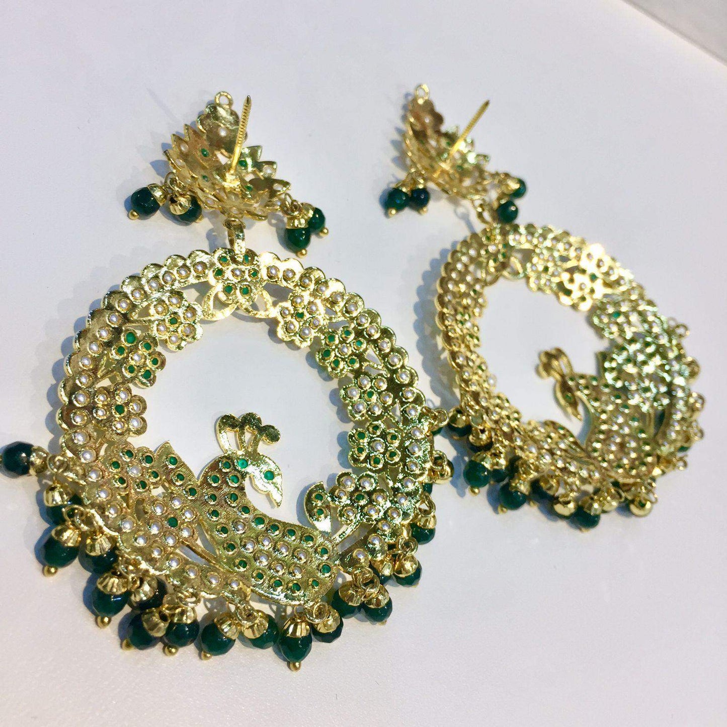 Jadau Earrings 45556 - Vijay & Sons