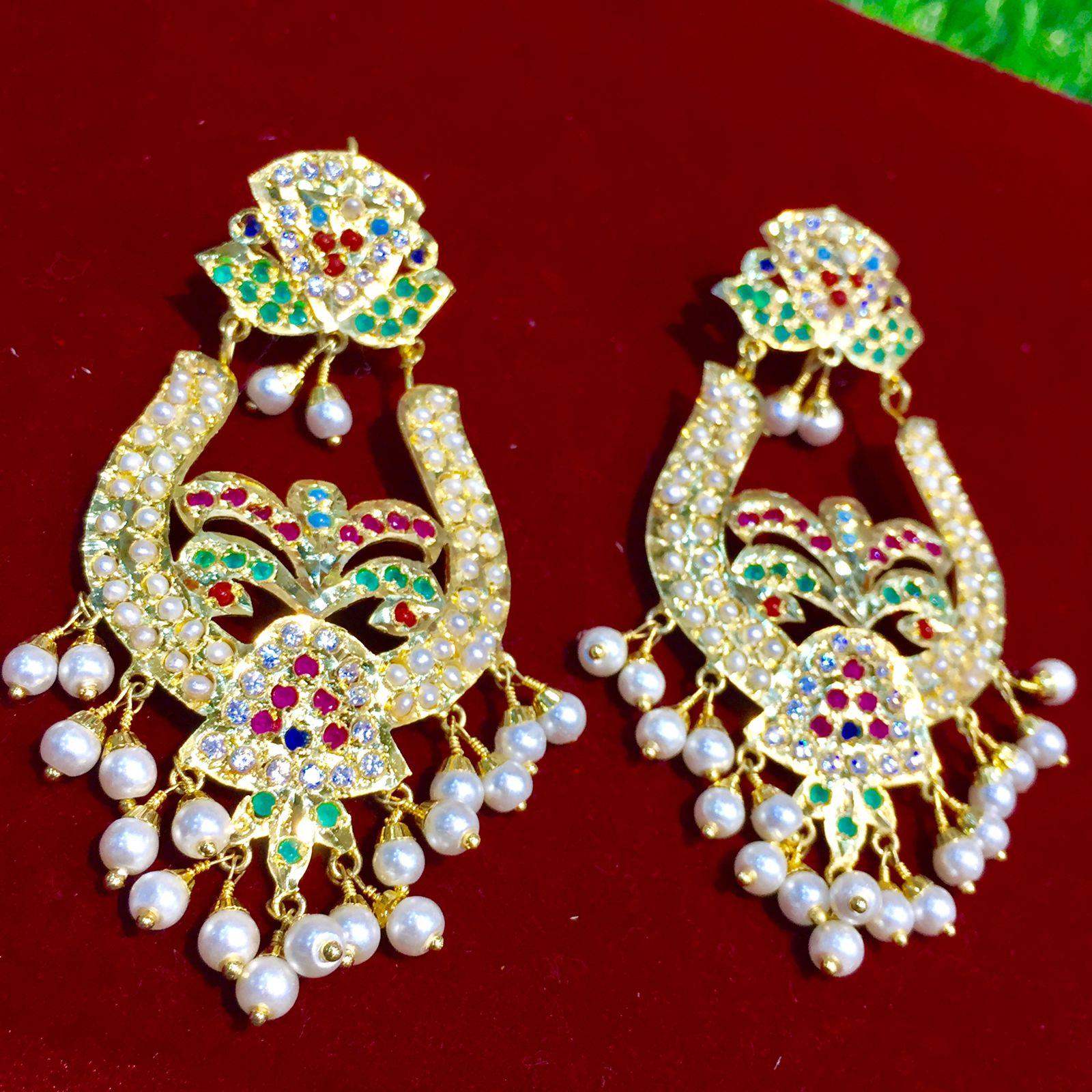 Jadau Earrings 5365 - Vijay & Sons