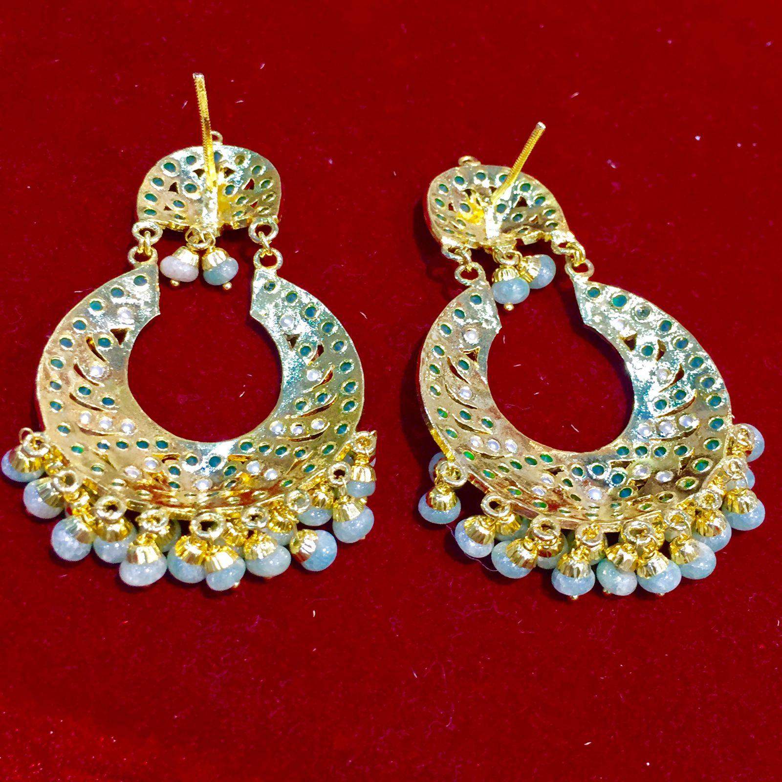 Jadau Earrings 564789 - Vijay & Sons