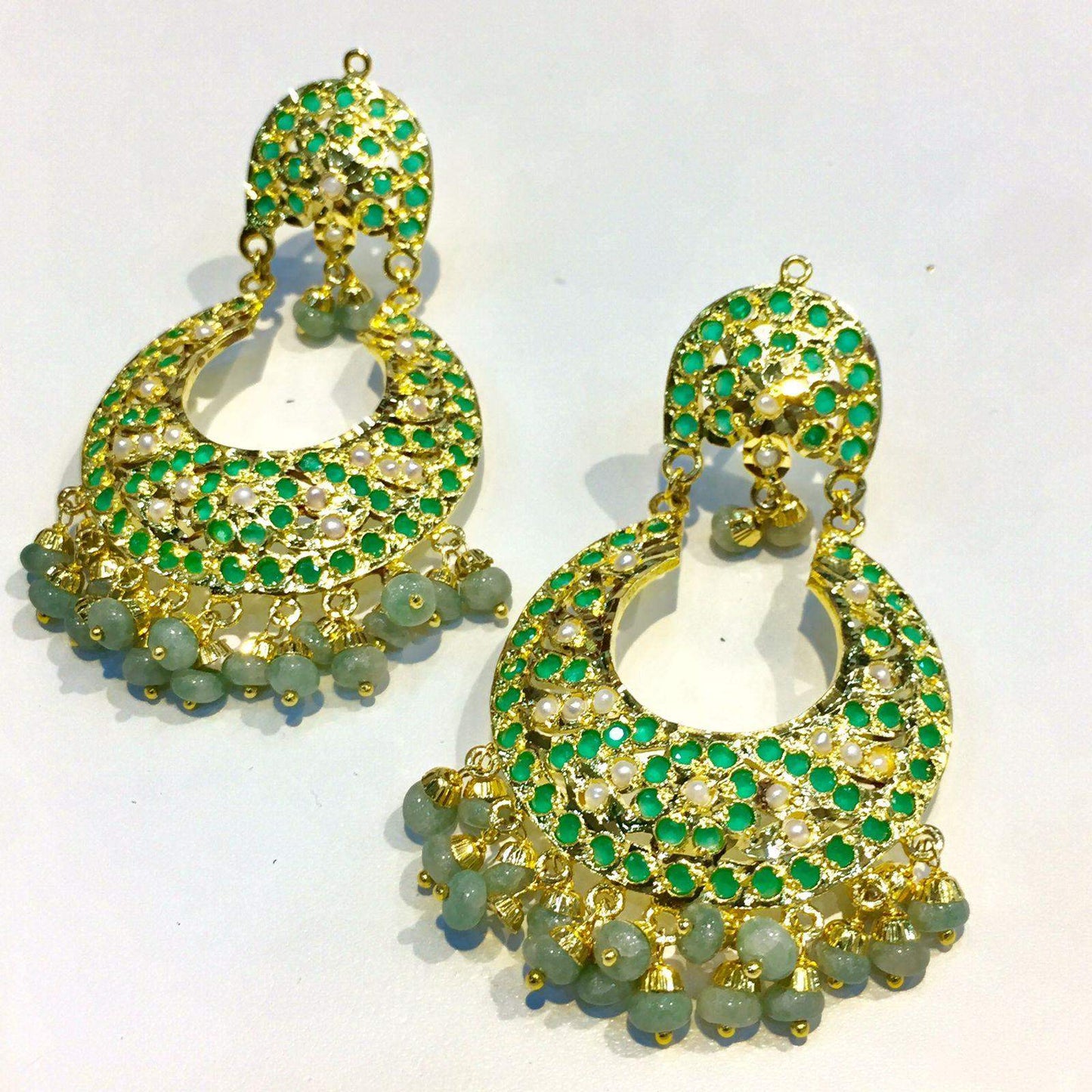 Jadau Earrings 564789 - Vijay & Sons