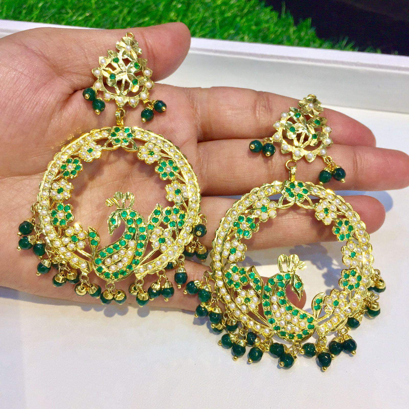 Jadau Earrings 45556 - Vijay & Sons