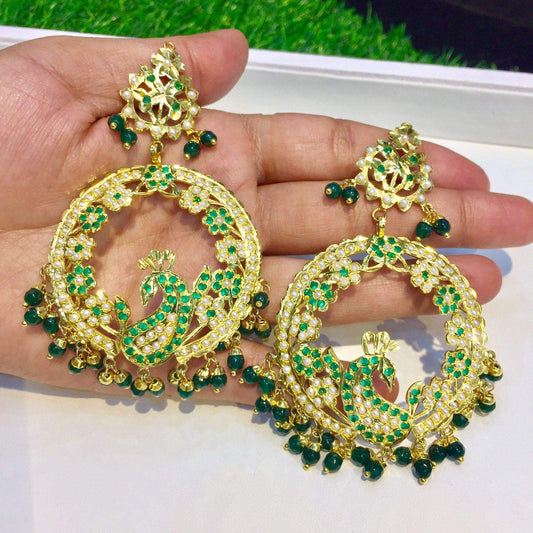 Jadau Earrings 45556 - Vijay & Sons