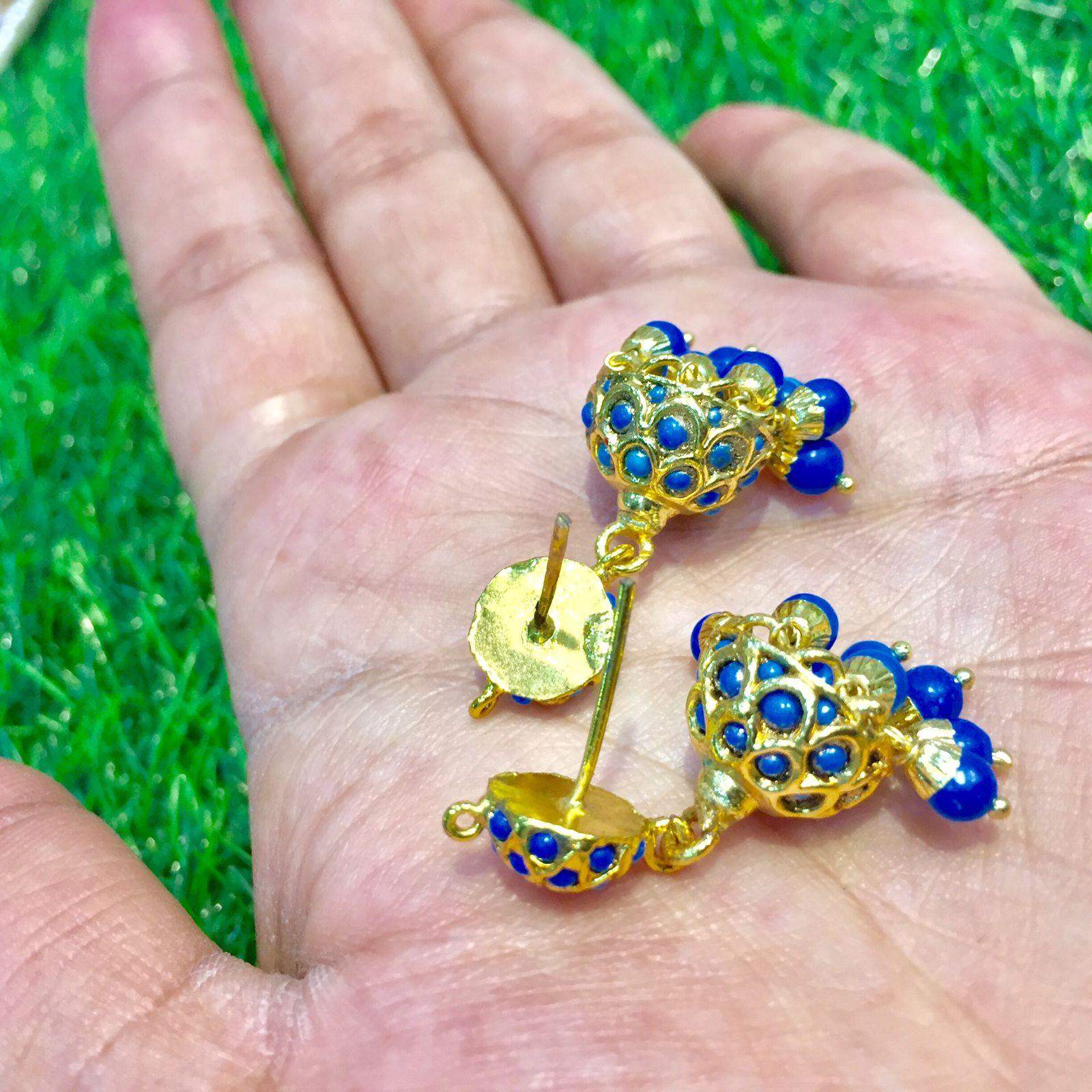 Jadau Earrings 35458 - Vijay & Sons