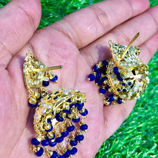 Fancy Stone Earrings 33548 - Vijay & Sons