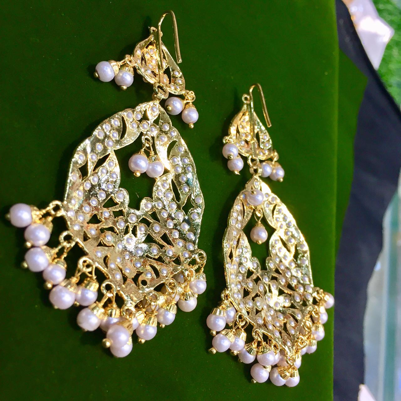 Jadau Earrings - Vijay & Sons