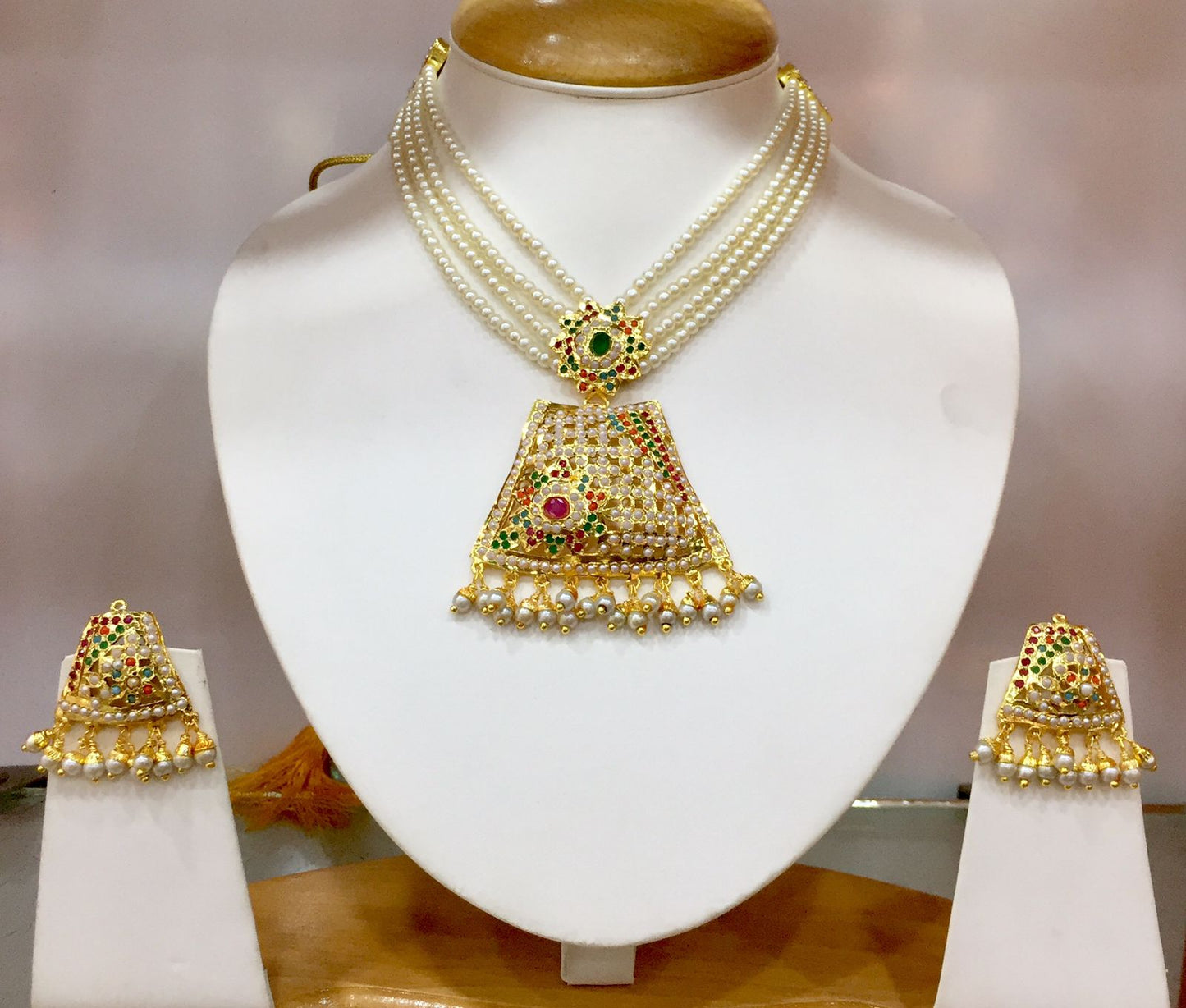 Jadau Necklace Set 8787462