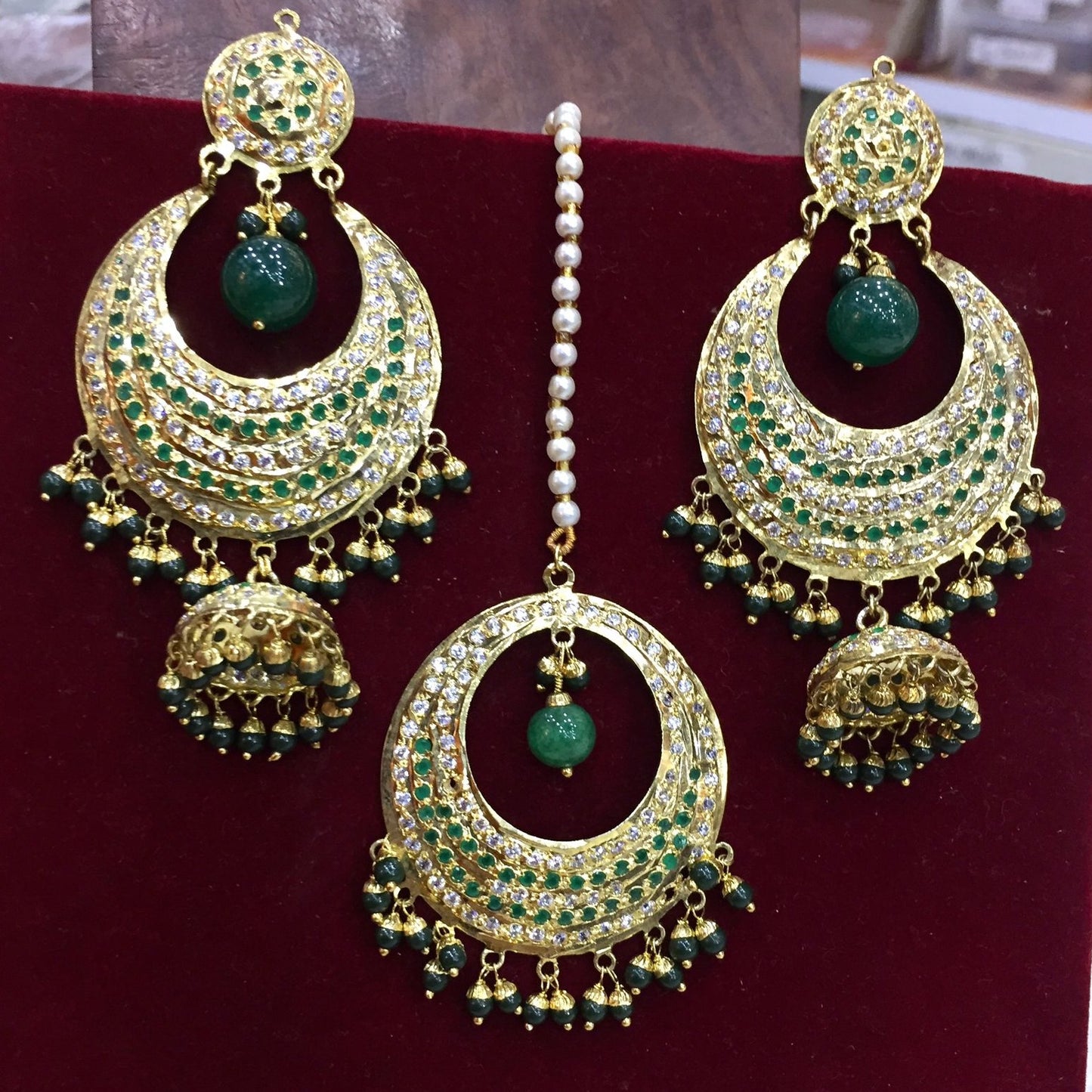 Jadau Tikka Earrings 3955275