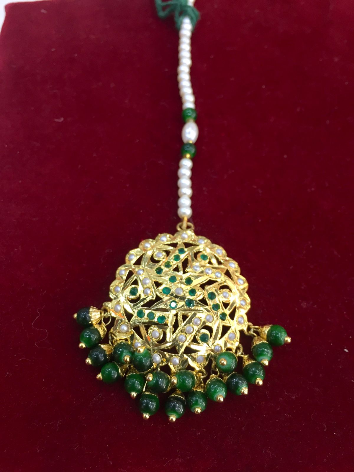 Jadau Maang Tikka 19319