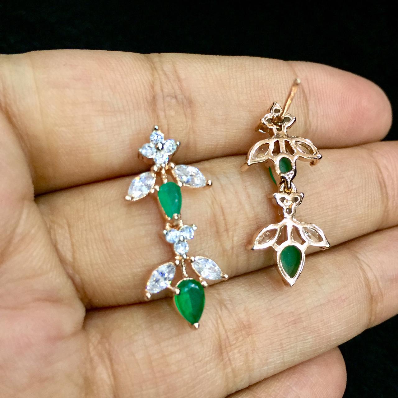 Diamond necklace set 6565 - Vijay & Sons