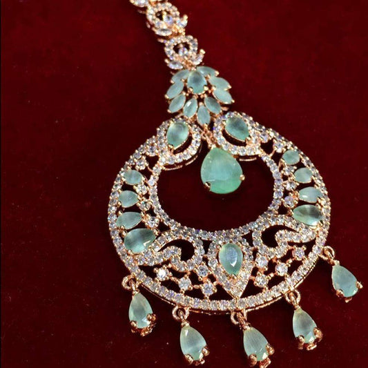 Diamond maang tikka88554 - Vijay & Sons