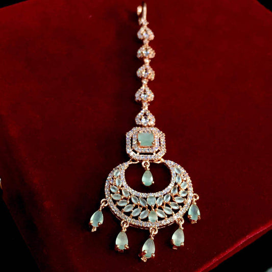 Diamond maang tikka876564 - Vijay & Sons