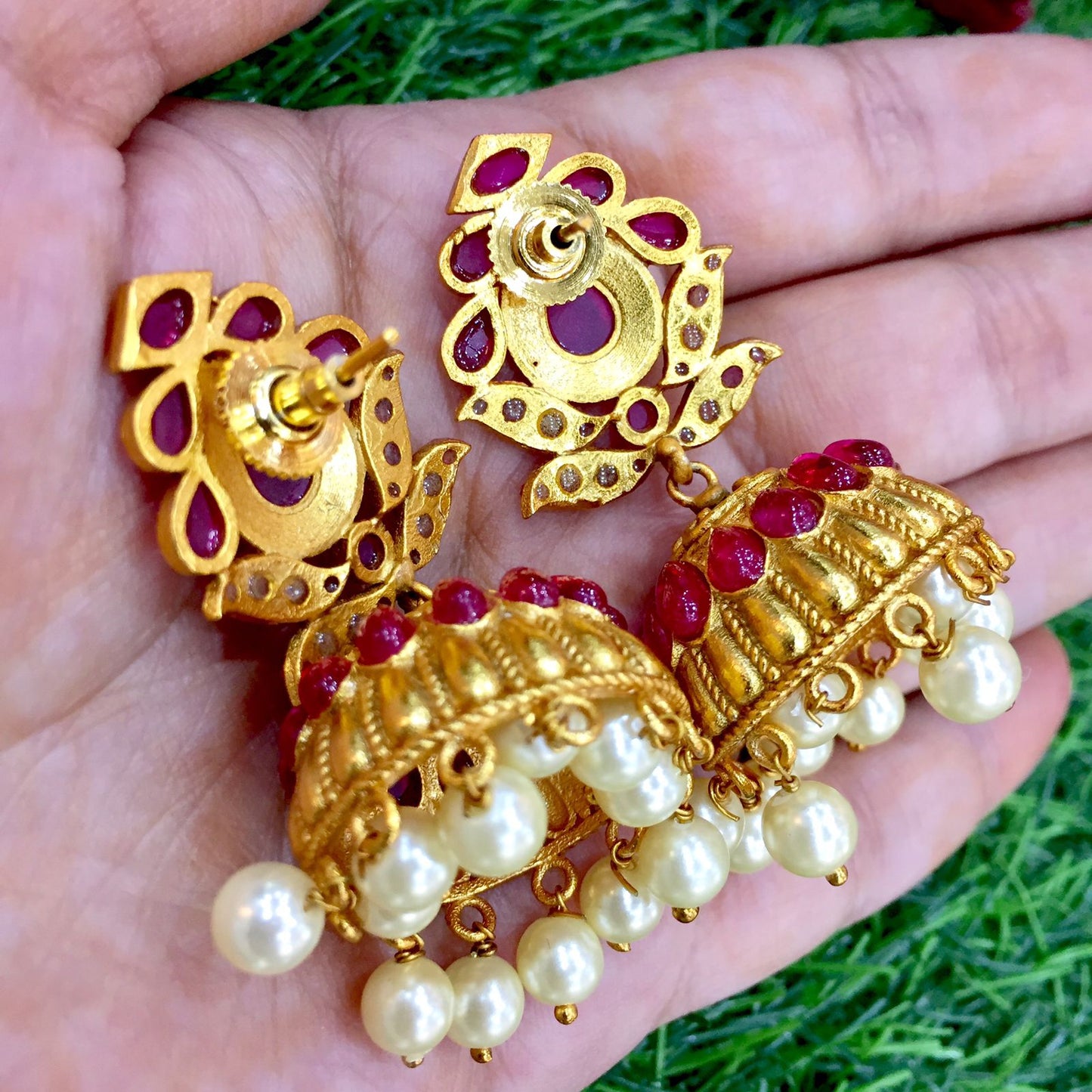 Antique jhumki 345667 - Vijay & Sons