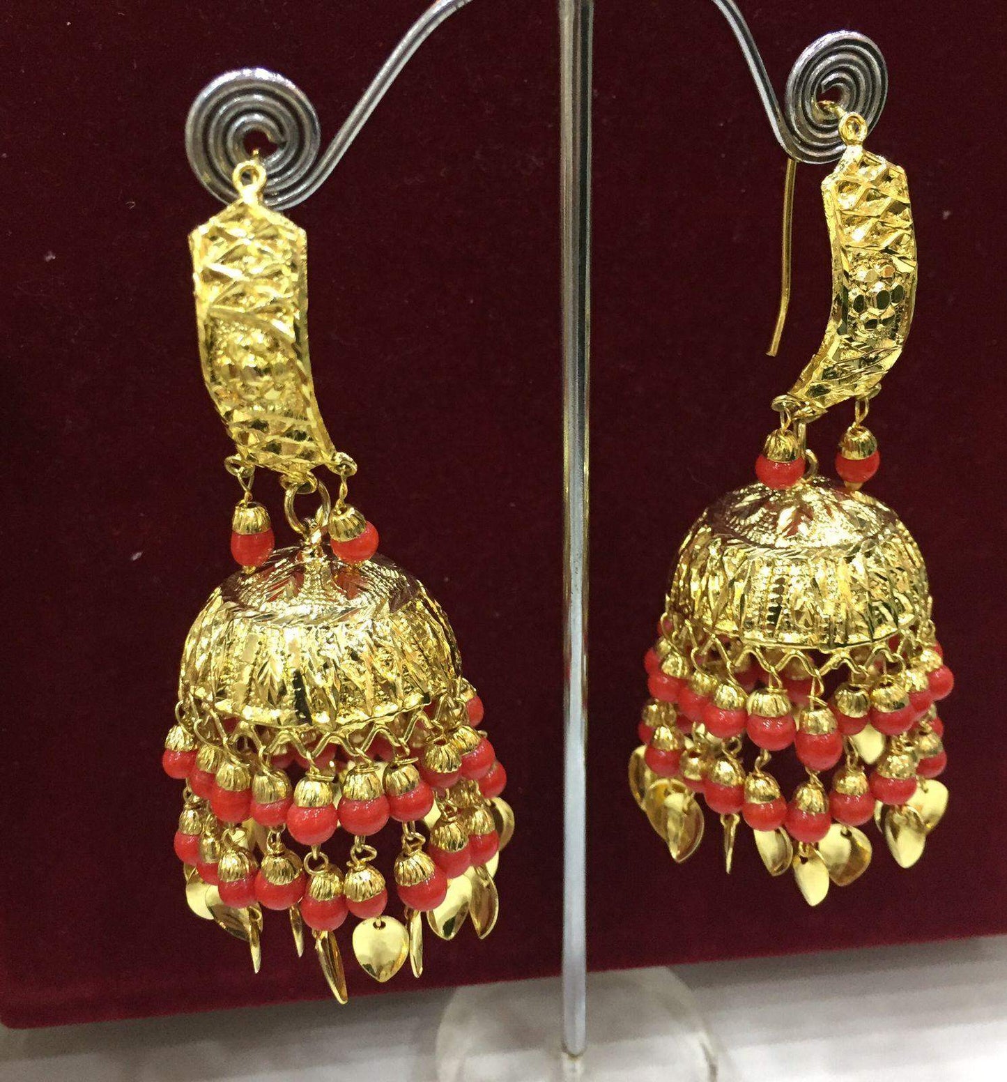 antique quality jumki earrings 553333 - Vijay & Sons