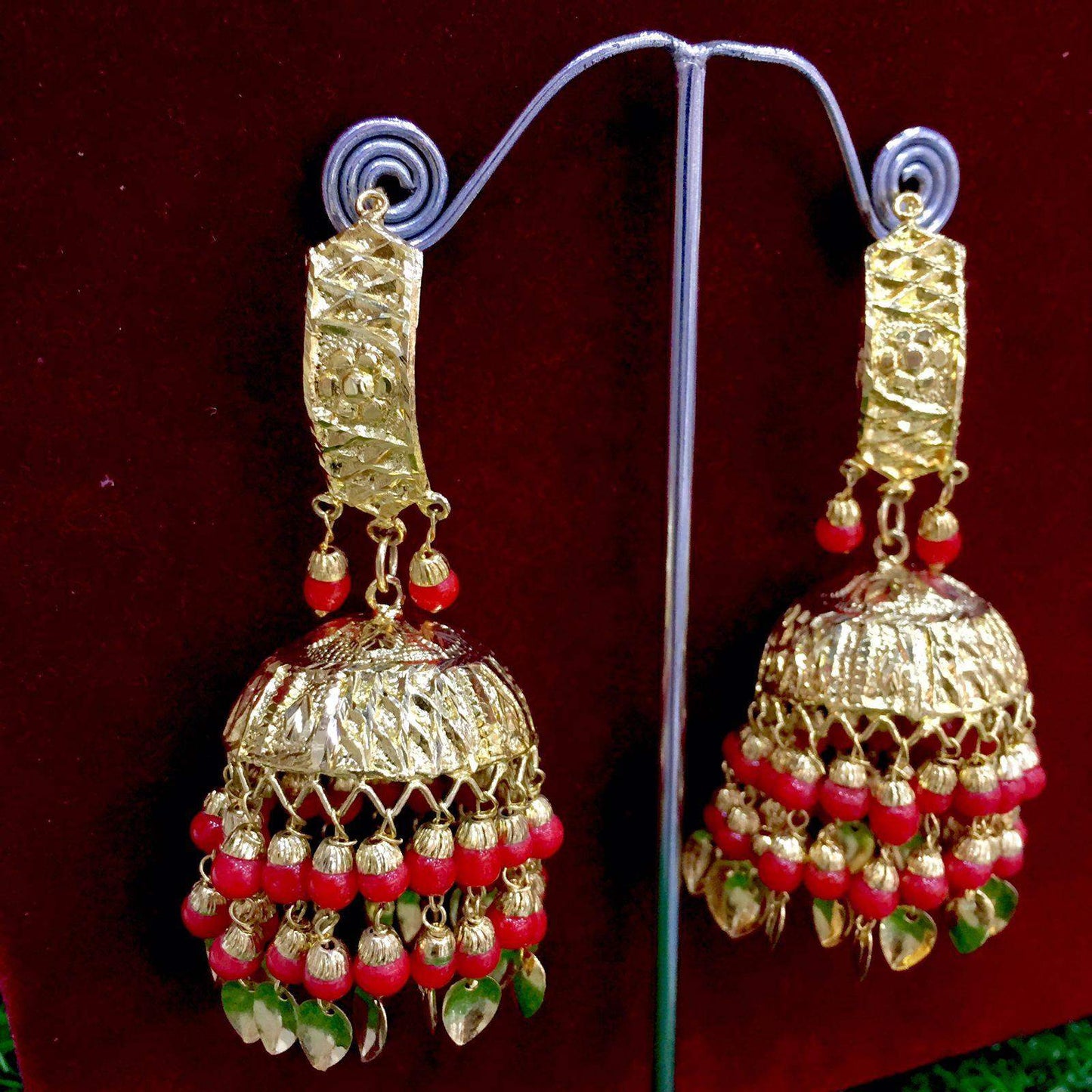 antique quality jumki earrings 553333 - Vijay & Sons