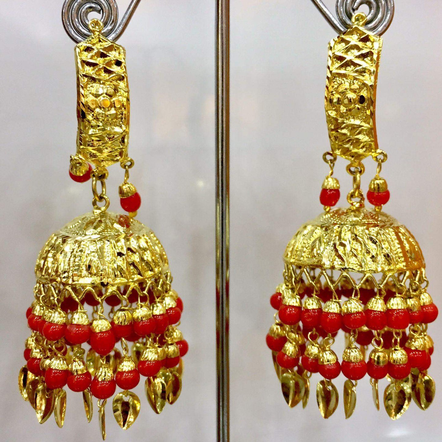 antique quality jumki earrings 553333 - Vijay & Sons