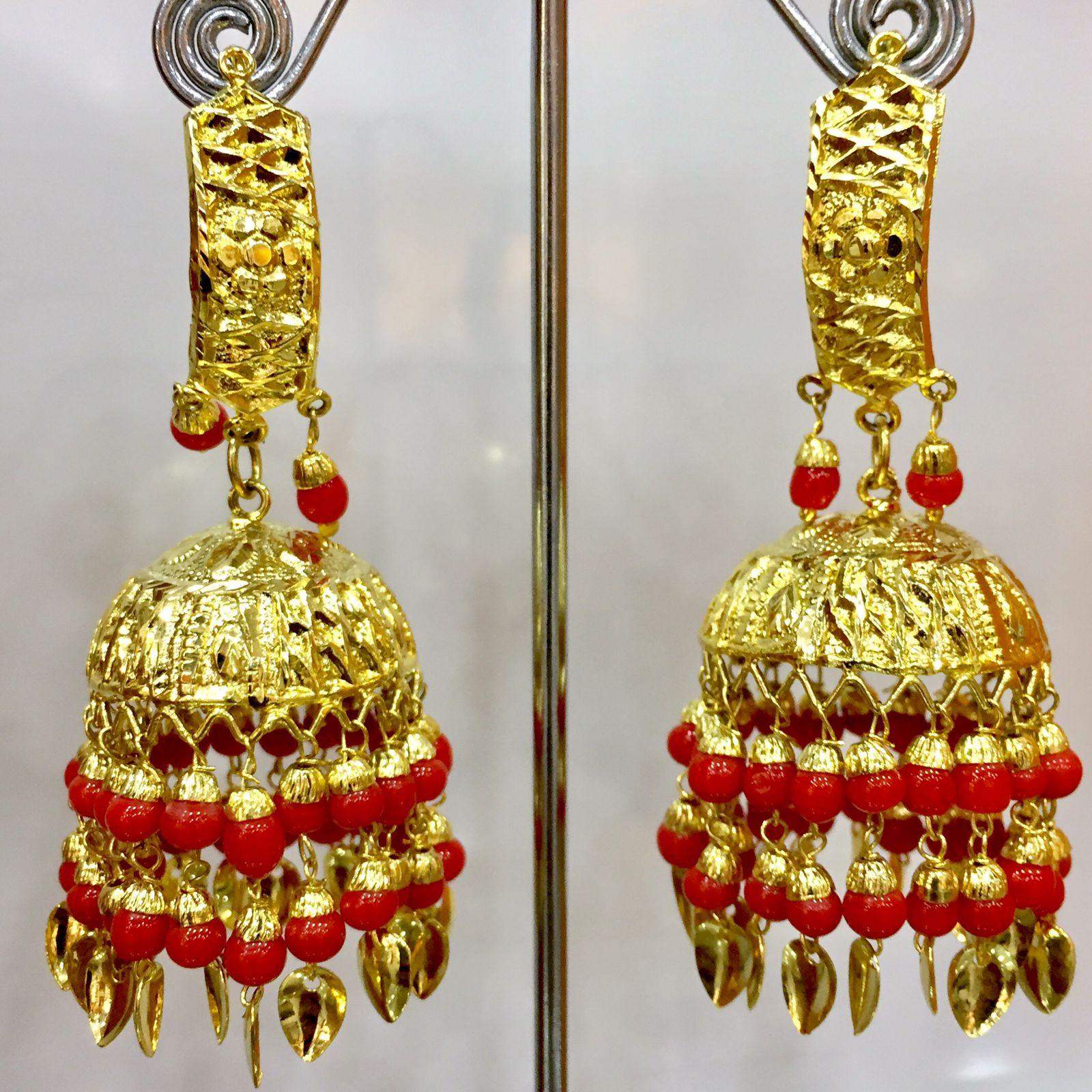 antique quality jumki earrings 553333 - Vijay & Sons