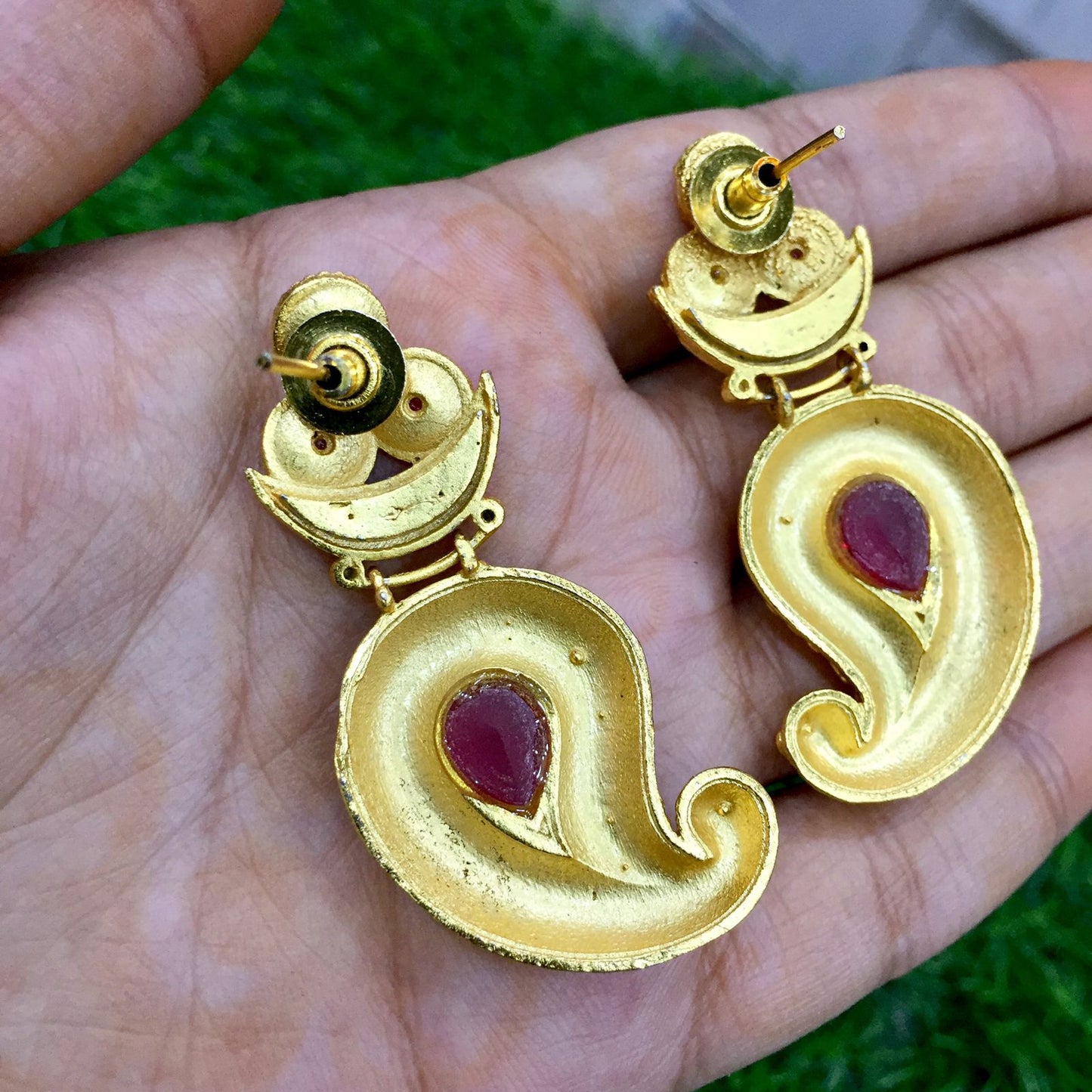 Antique earrings 22334 - Vijay & Sons