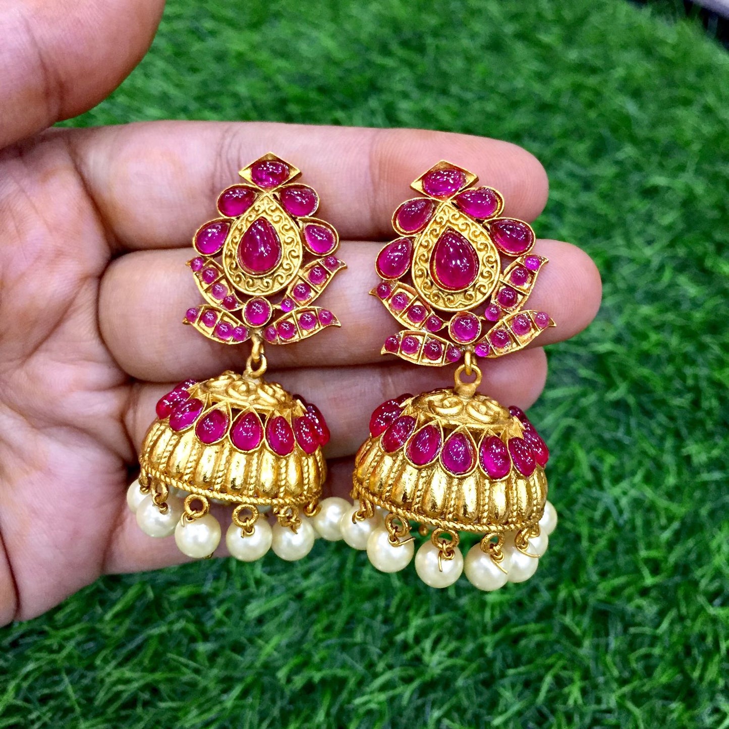 Antique jhumki 345667 - Vijay & Sons