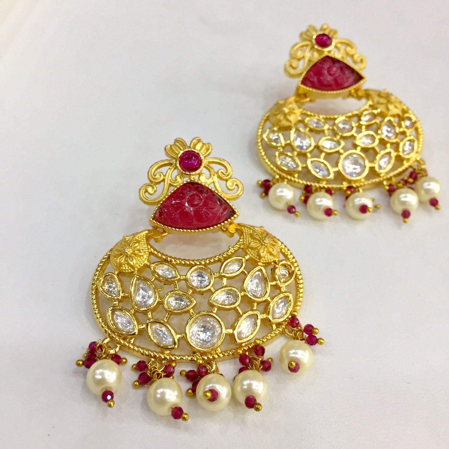 Traditional Gold Jhumka Designs - Vijay & Sons