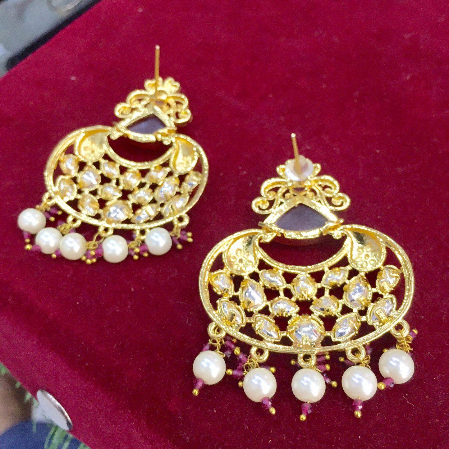 Traditional Gold Jhumka Designs - Vijay & Sons