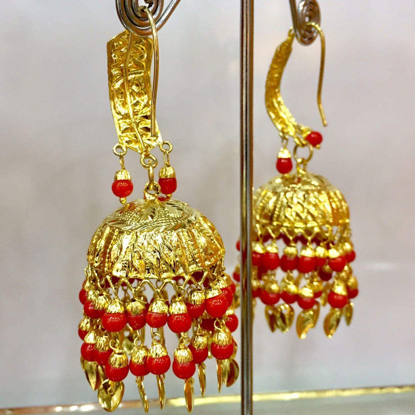 antique quality jumki earrings 553333 - Vijay & Sons