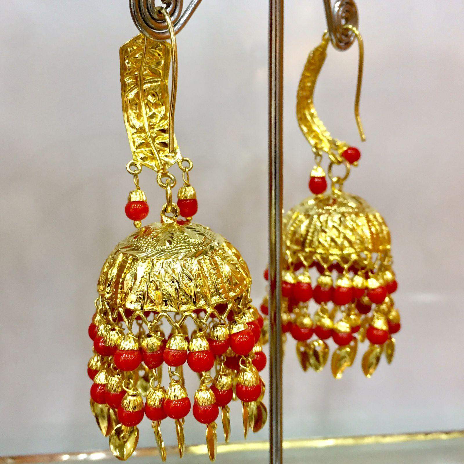 antique quality jumki earrings 553333 - Vijay & Sons