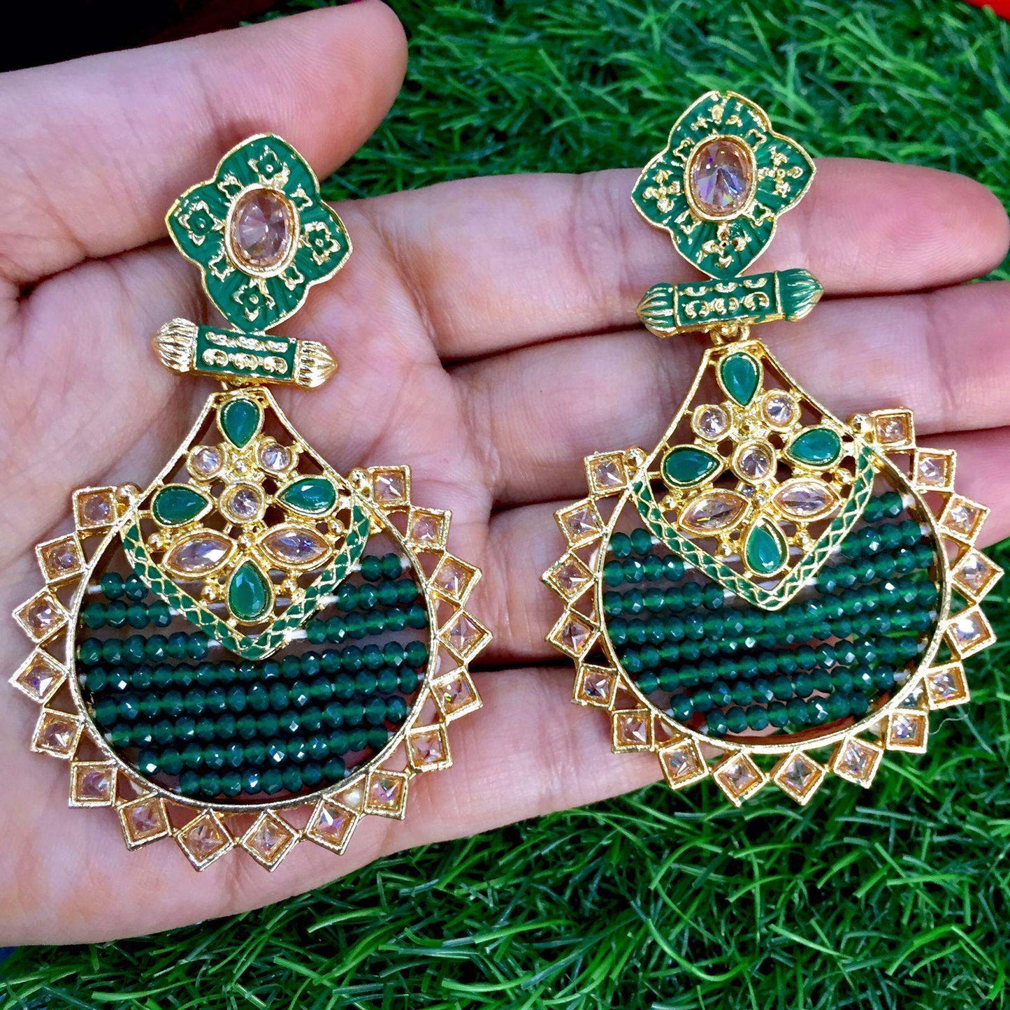 Antique Earrings 7556 - Vijay & Sons