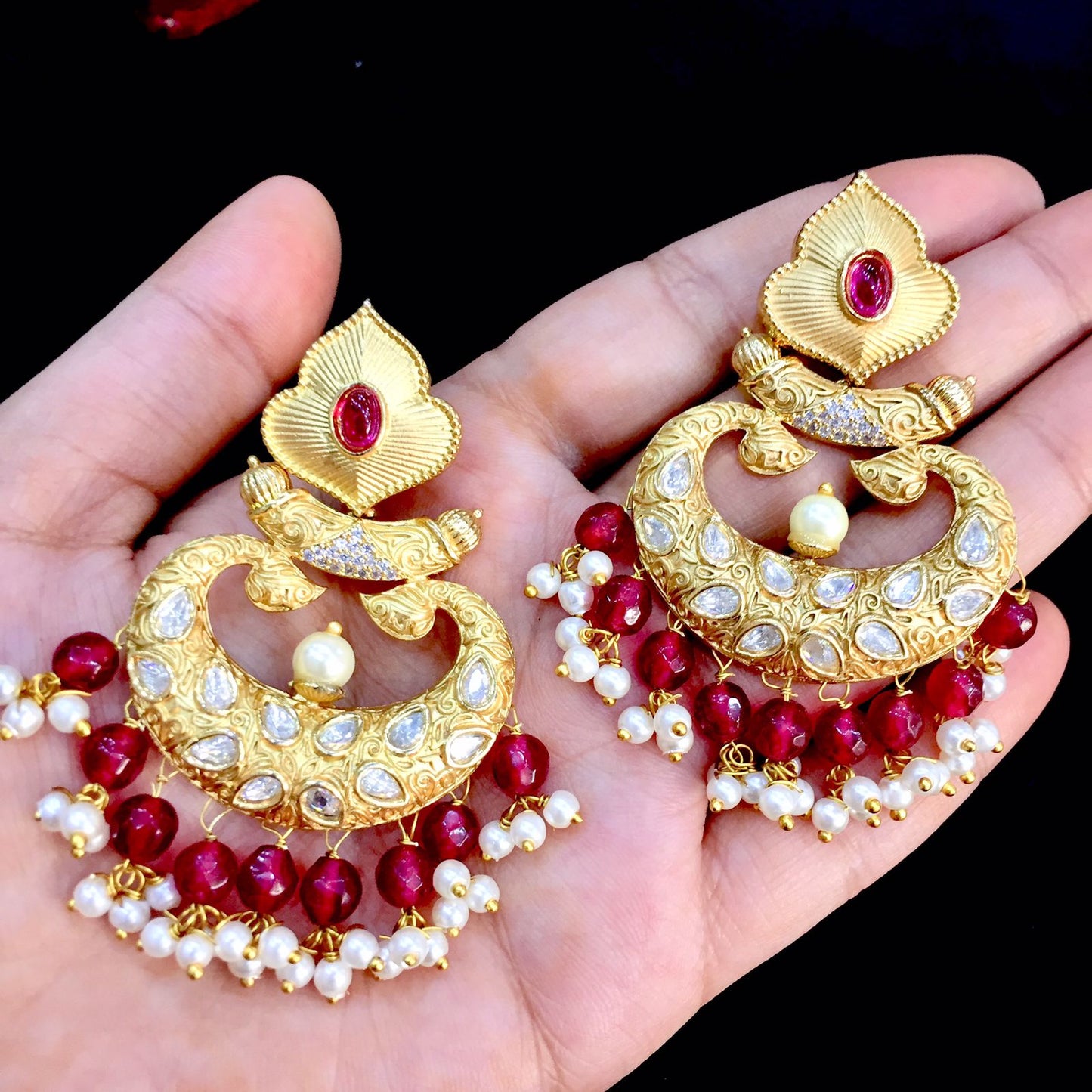 KundanEarrings 5566