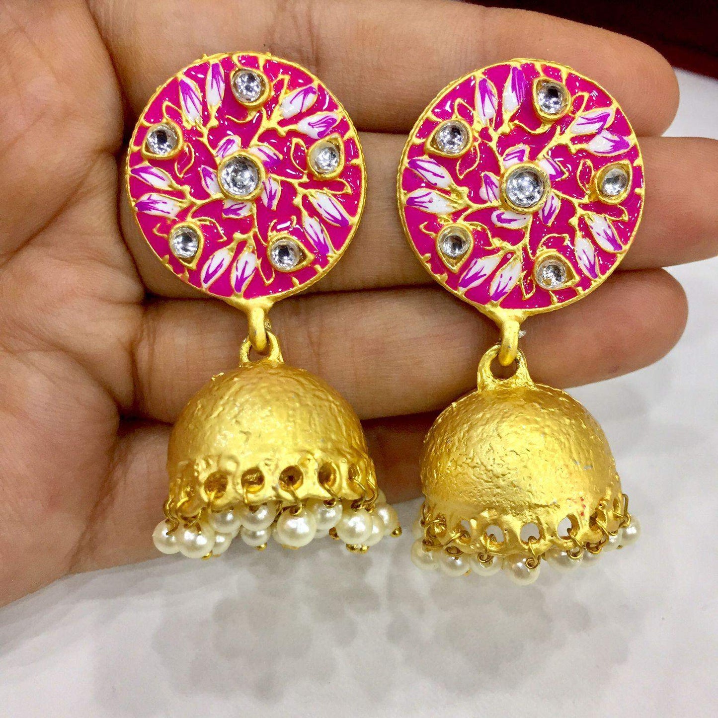 Antique jhumka 98764 - Vijay & Sons