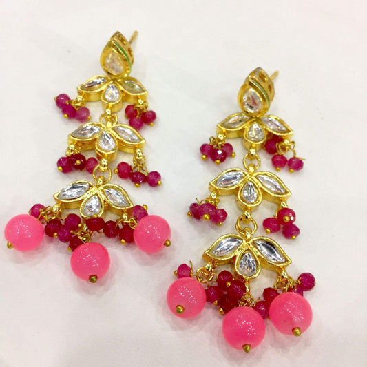 Kundan earrings 4567 - Vijay & Sons