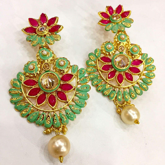 meena earrings 7654 - Vijay & Sons
