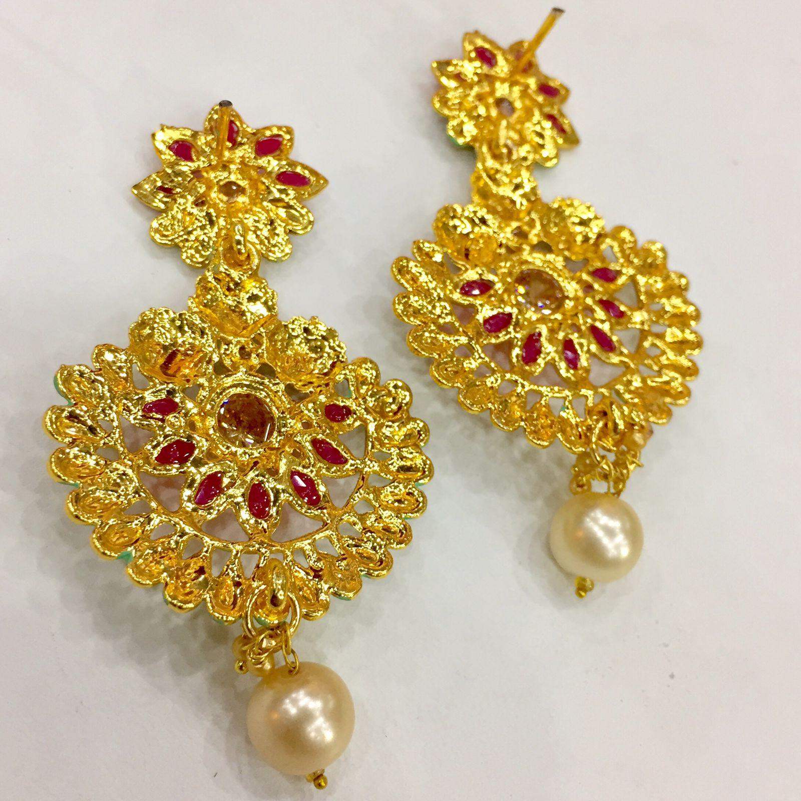 meena earrings 7654 - Vijay & Sons