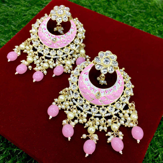 Kundan earrings 7788 - Vijay & Sons
