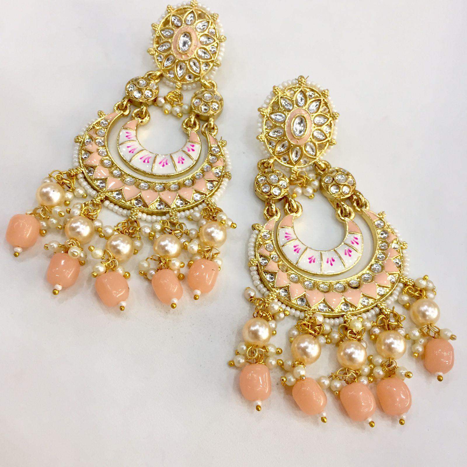 Kundan Earrings 3334 - Vijay & Sons