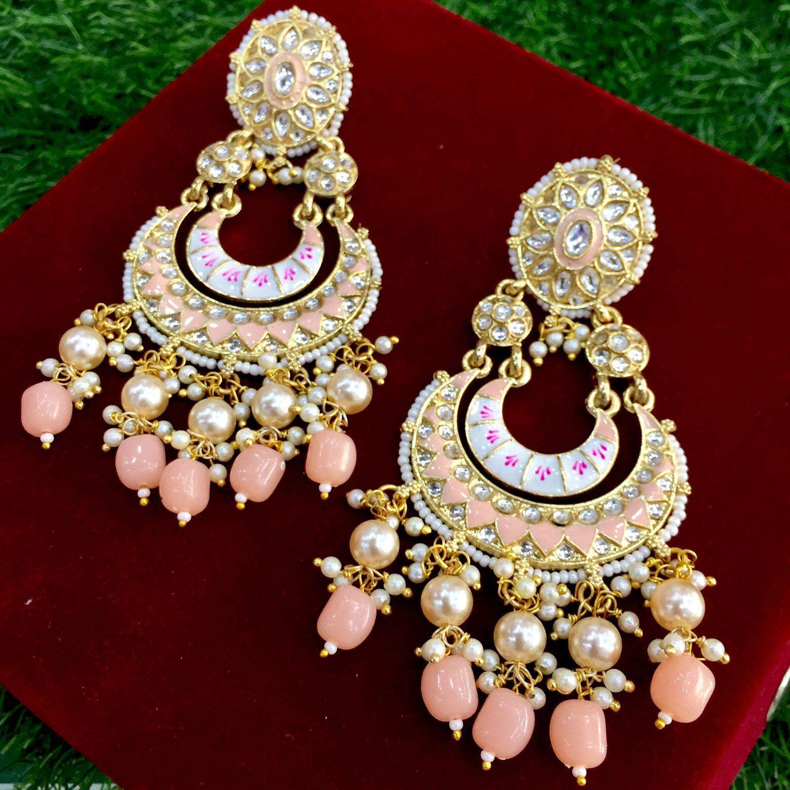 Kundan Earrings 3334 - Vijay & Sons