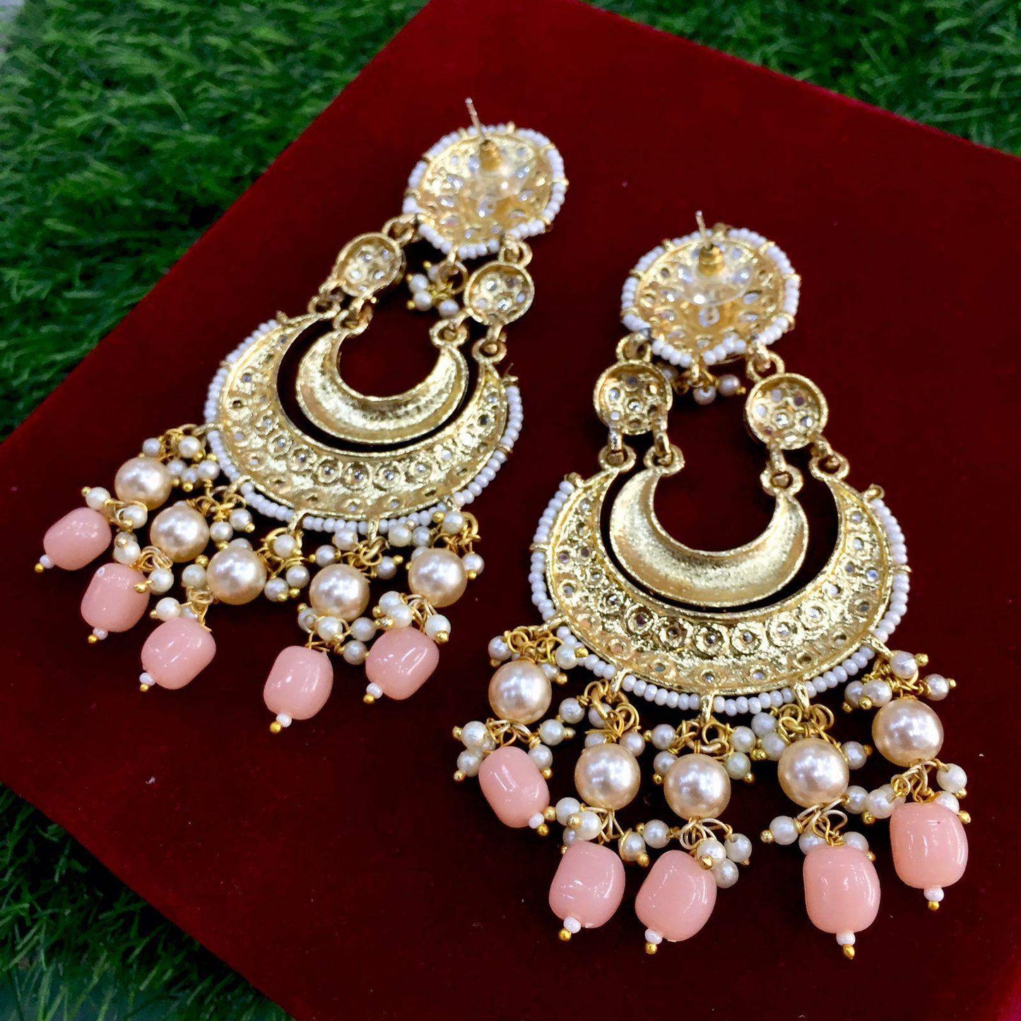 Kundan Earrings 3334 - Vijay & Sons