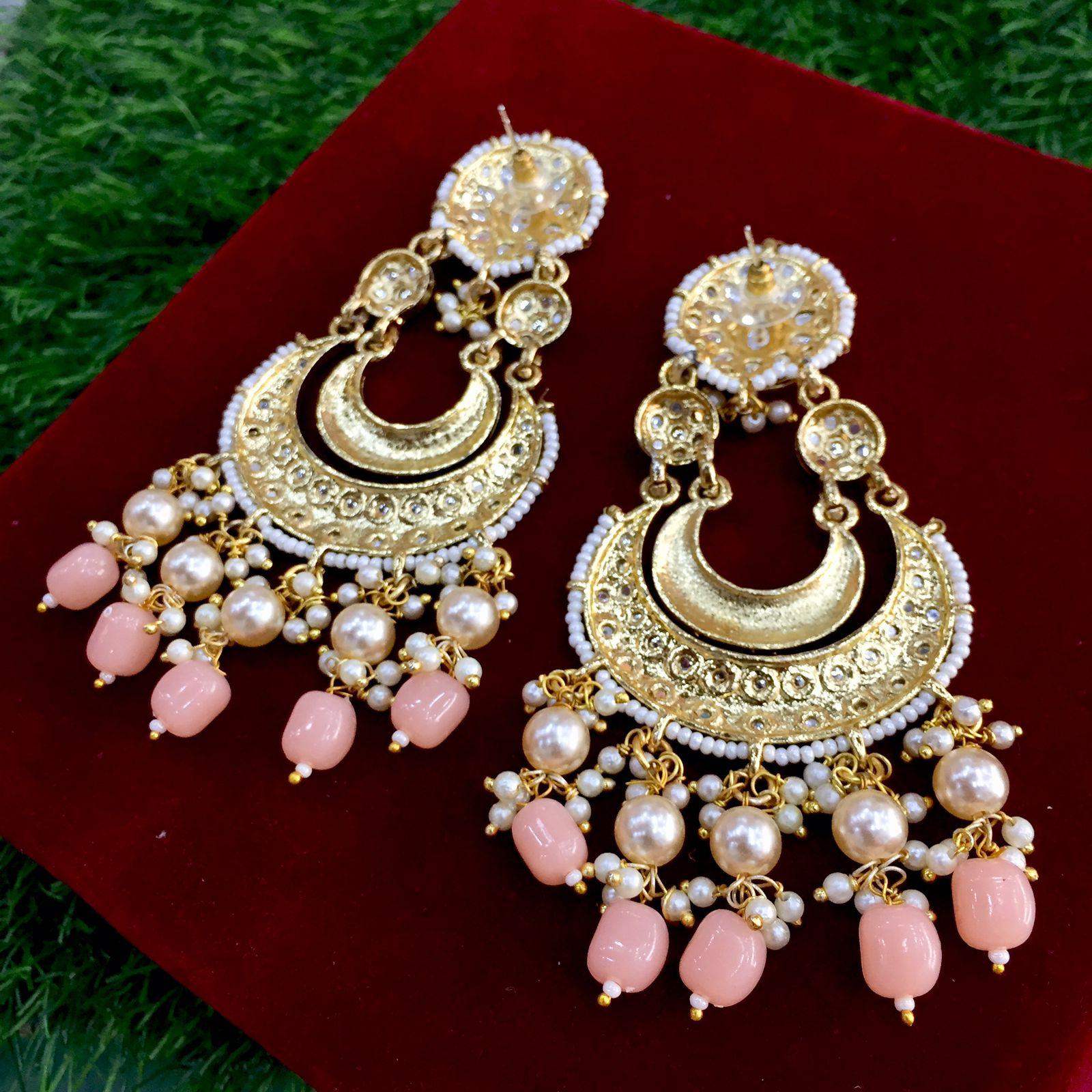 Kundan Earrings 3334 - Vijay & Sons