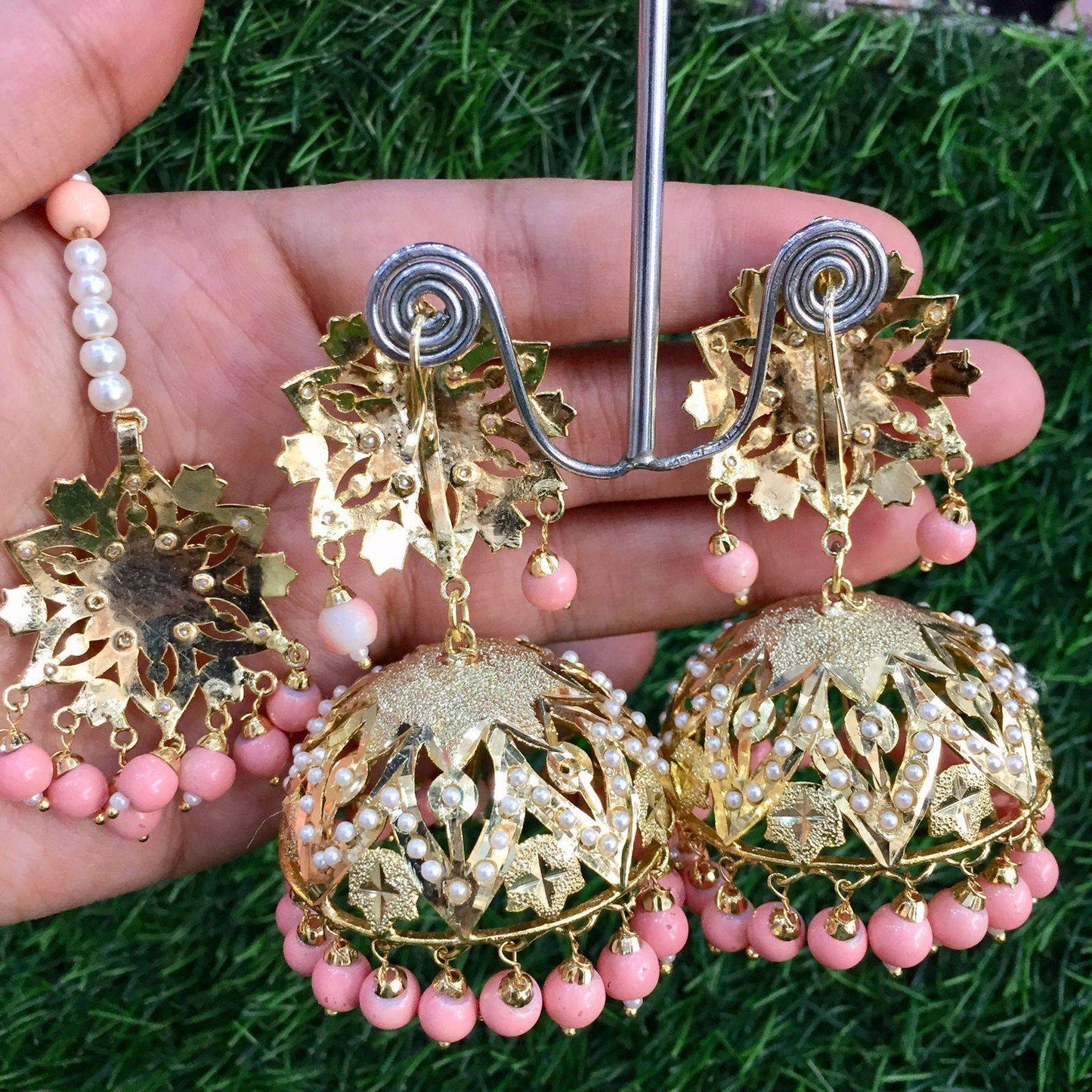 Jadau Earrings 564802 - Vijay & Sons