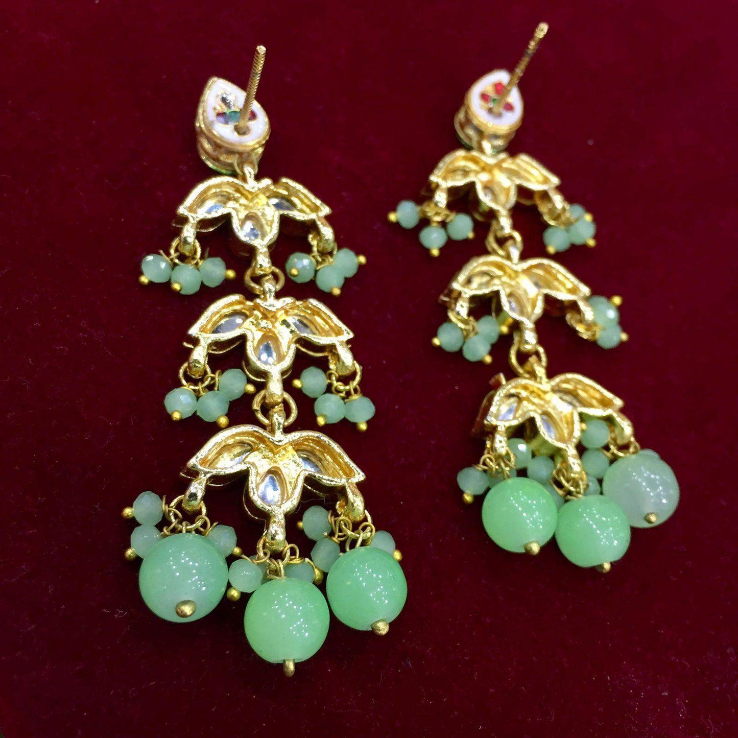 Kundan Earrings56789 - Vijay & Sons