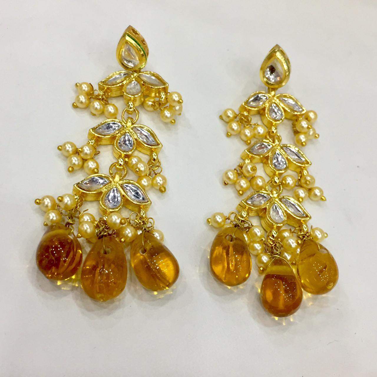 Kundan earrings 7546747 - Vijay & Sons
