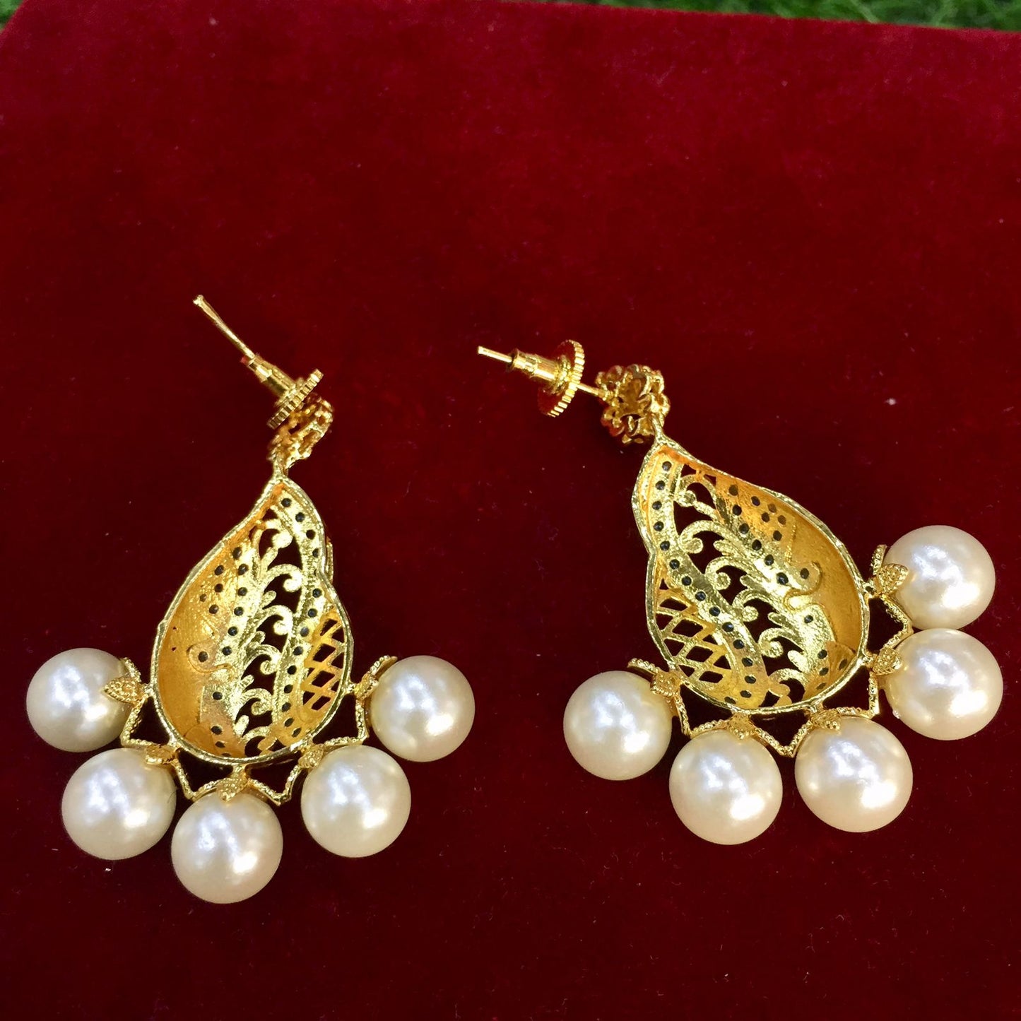 Antique earrings 235666 - Vijay & Sons