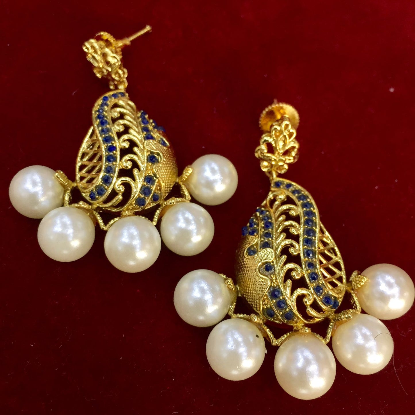 Antique earrings 235666 - Vijay & Sons