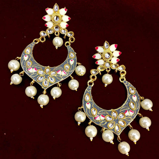 Antique earrings 8766 - Vijay & Sons