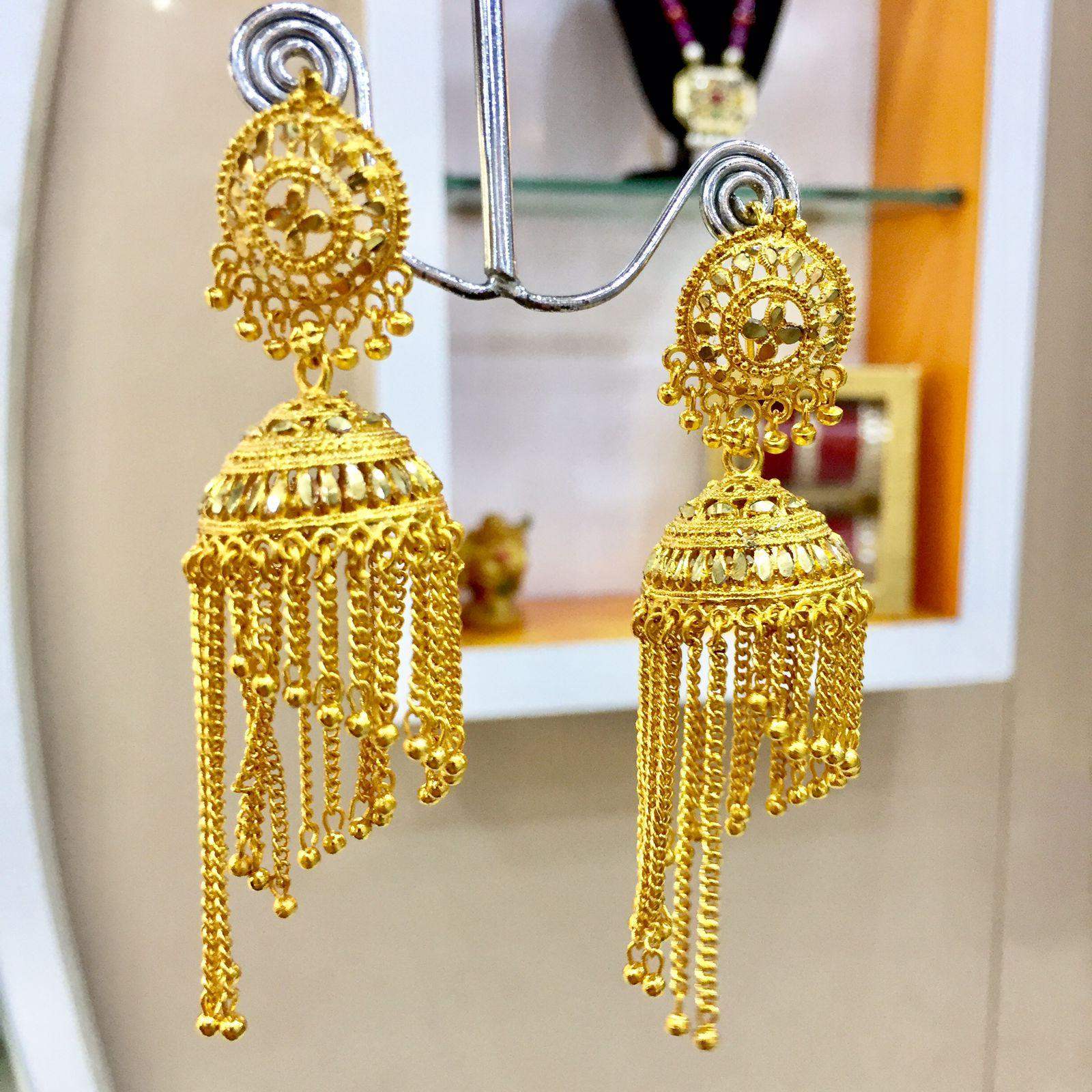 antique Earrings Gold - Vijay & Sons