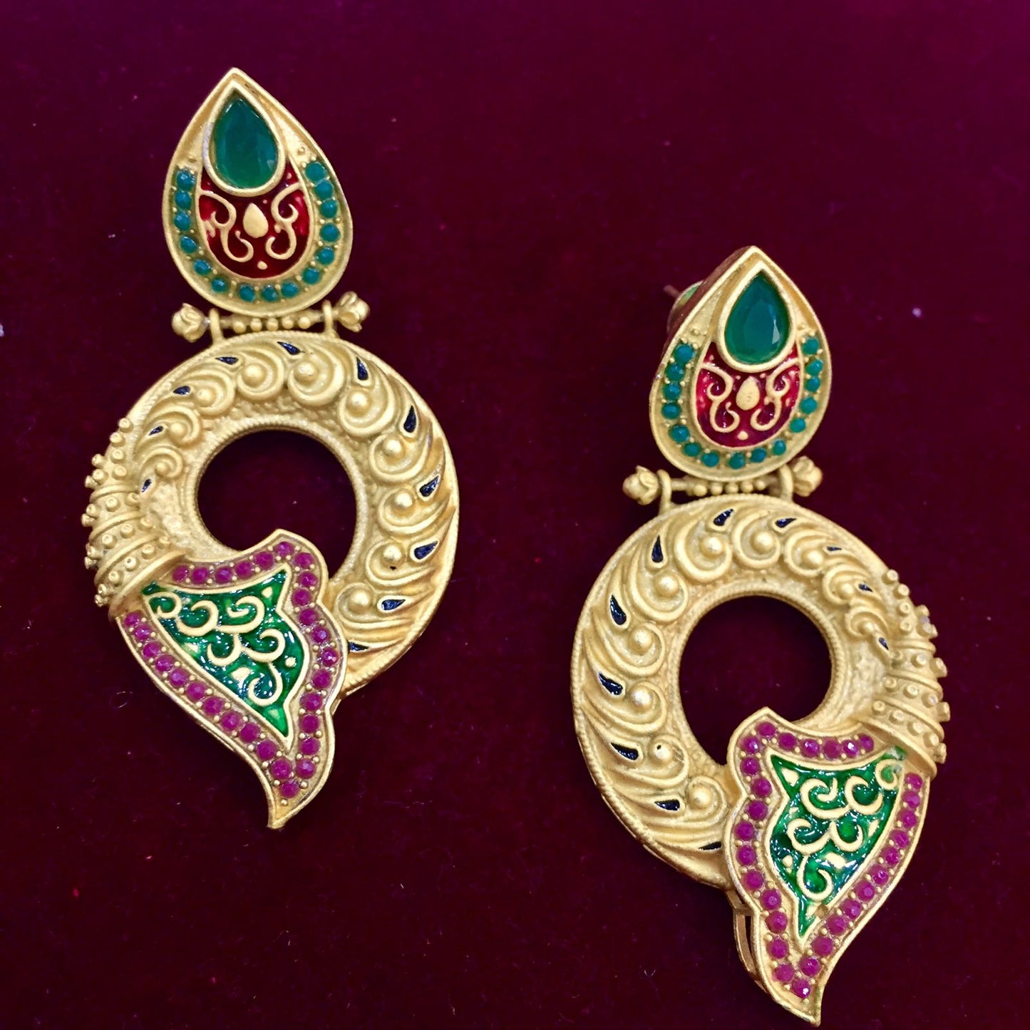 Antique earrings 4566 - Vijay & Sons