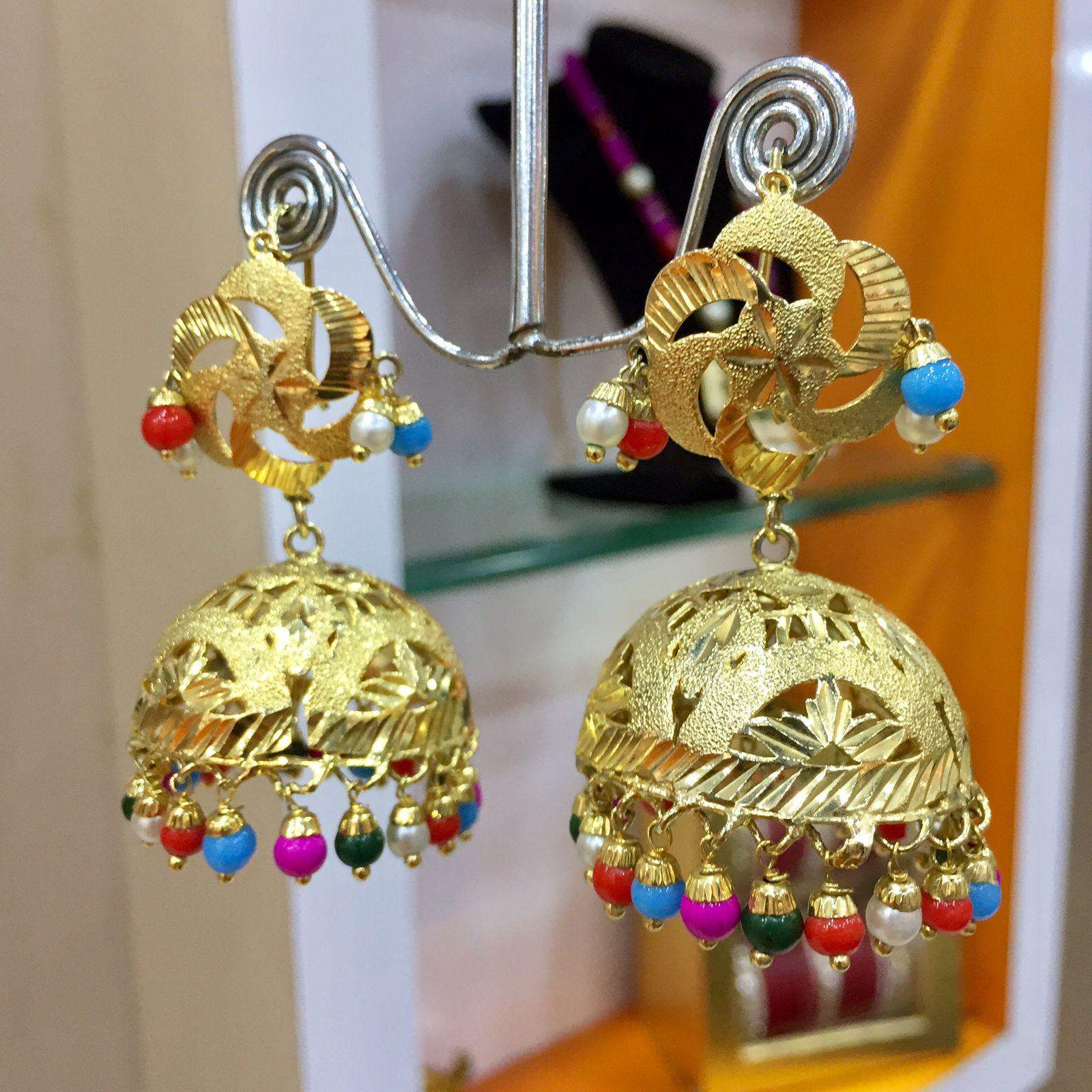 Antique jhumka 8779 - Vijay & Sons