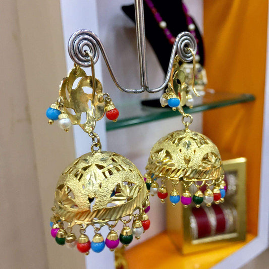 Antique jhumka 8779 - Vijay & Sons